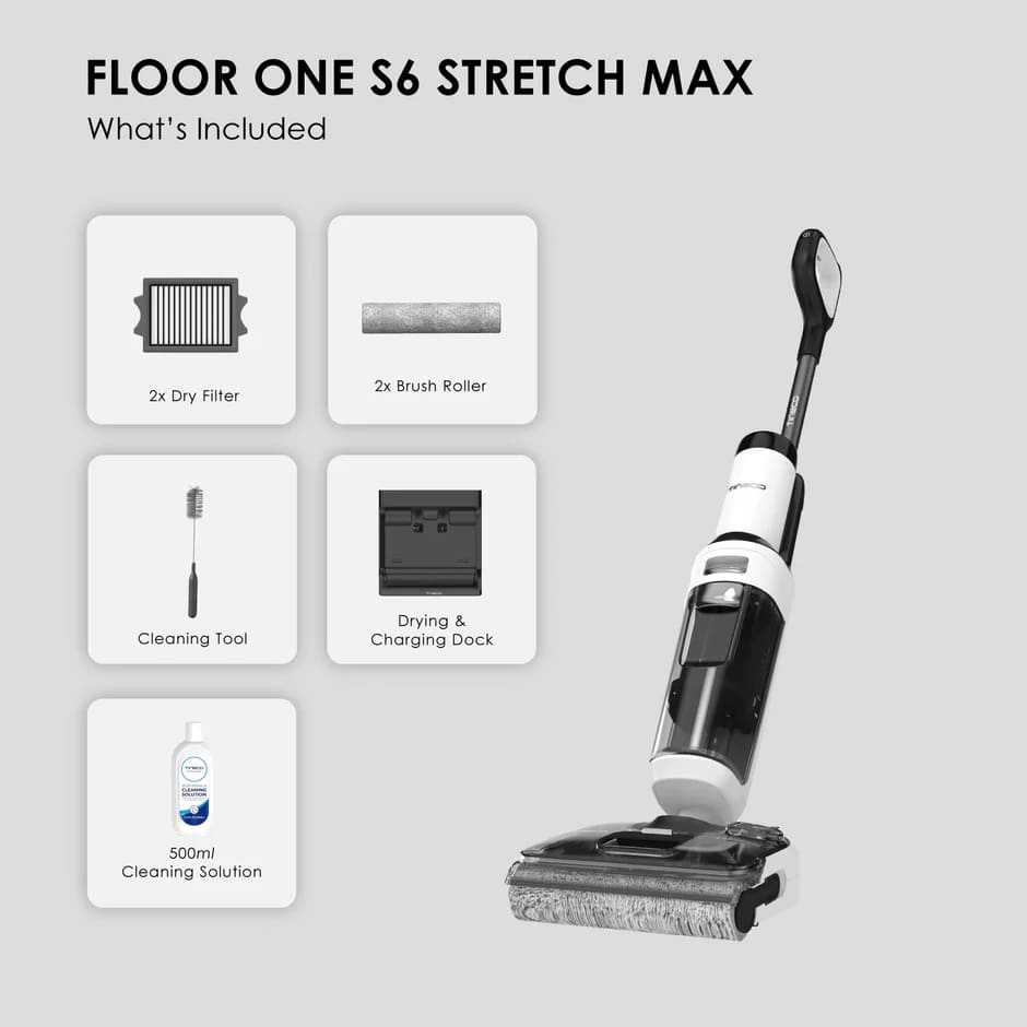 Tineco FLOOR ONE S6 Stretch Max | Tineco India